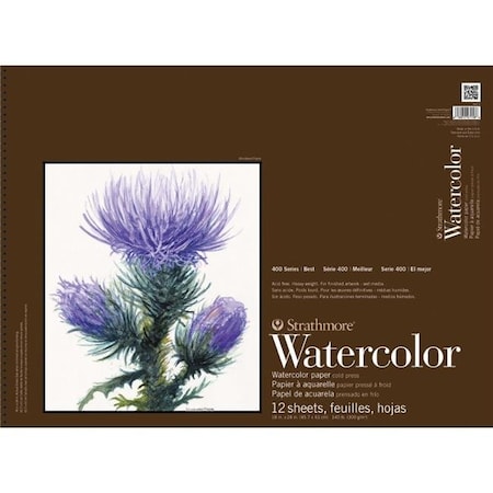 Strathmore Strathmore 1289296 Quality Watercolor Pad; 12 x 18 In. 1289296